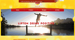 Desktop Screenshot of liptontea.ca